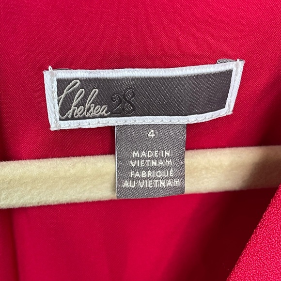 NWT Nordstrom Chelsea 28 Oversized Barbie Pink Dress Balloon Sleeves Women’s Sz4 - Picture 5 of 8